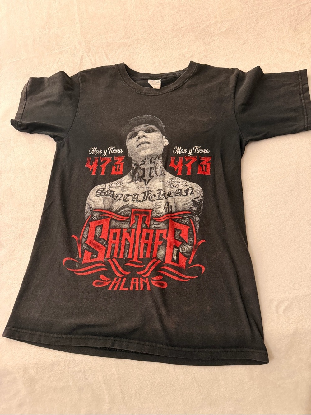 Women’s Santa Fe Klan Tee with Graphic size: Small